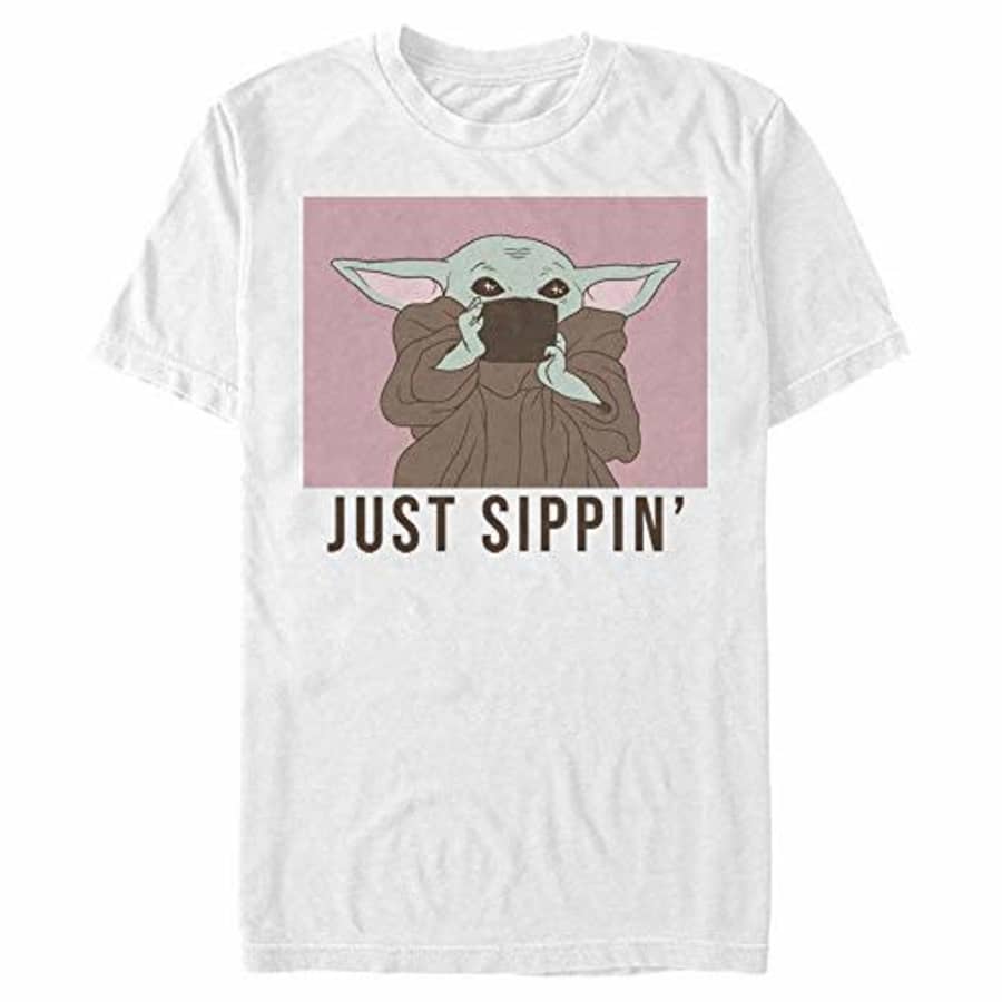 Star Wars Men's T-Shirt, WHITE, xxx-large for $7