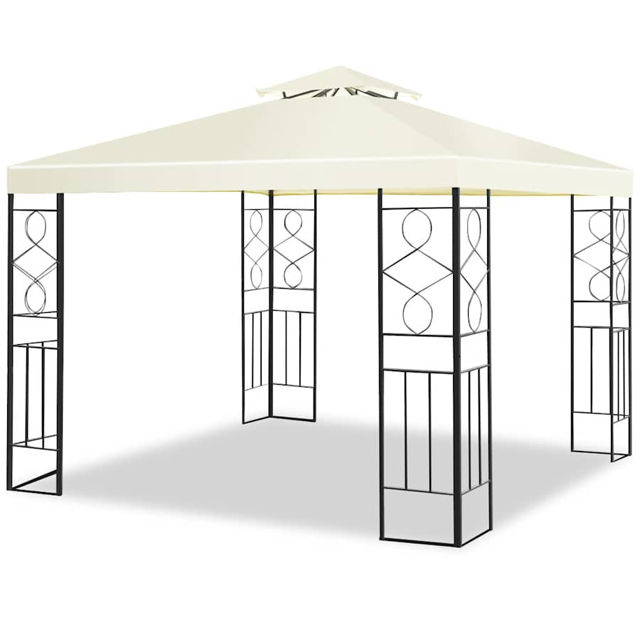 Costway 2-Tier 10x10-Foot Patio Gazebo Canopy Tent for $150