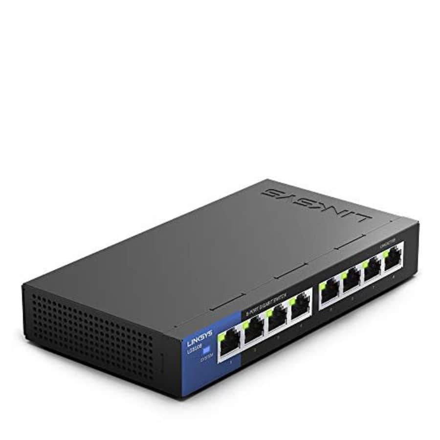 LNKLGS108 - Linksys 8 Port Desktop Gigabit Switch for $47 LNKLGS108 - Linksys 8 Port Desktop Gigabit Switch for $47
