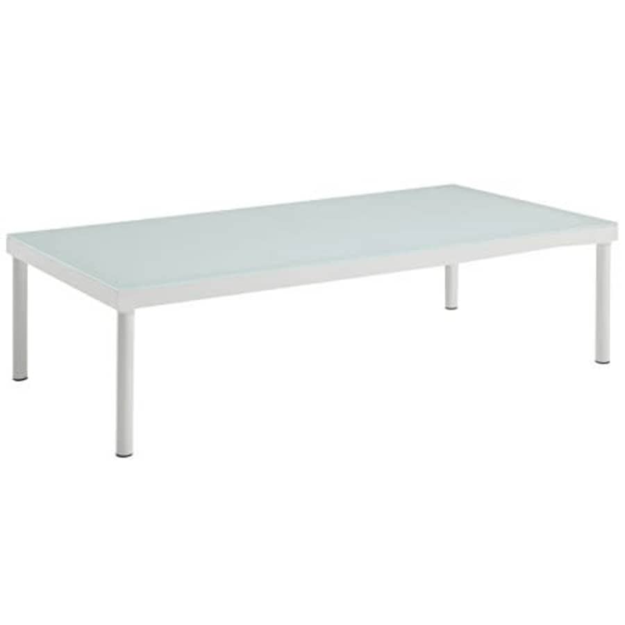 Modway Harmony Outdoor Patio Aluminum Coffee Table in White for $194 Modway Harmony Outdoor Patio Aluminum Coffee Table in White for $194