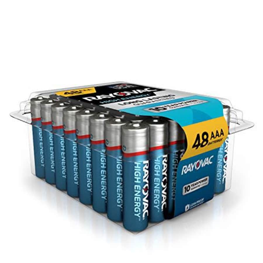 Rayovac AAA Batteries, Alkaline Triple A Batteries (48 Battery Count) for $15