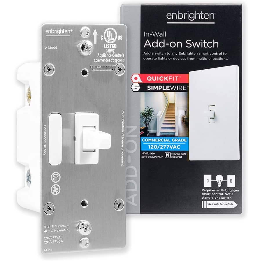 GE Enbrighten Add-On Switch QuickFit for $18 GE Enbrighten Add-On Switch QuickFit for $18