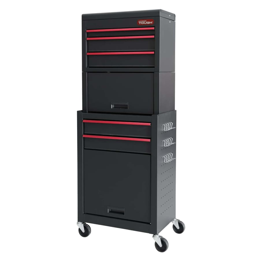 Hyper Tough 20" 5-Drawer Rolling Tool Chest & Cabinet Combo for $79