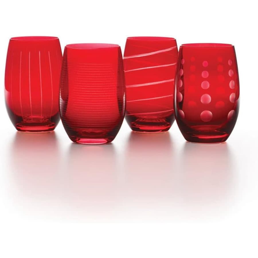 Mikasa Cheers 15.75-oz. Stemless Wine Glass 4-Pack for $20