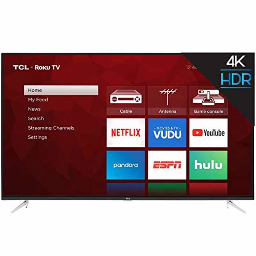 TCL 55S423 55" Class (54.6" Diag) 4K UHD Roku LED LCD for $380