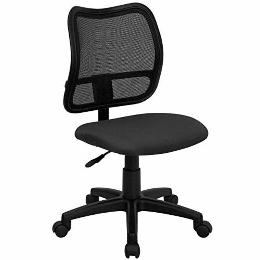 Flash Furniture Mid-Back Gray Mesh Swivel Task Office Chair for $71 Flash Furniture Mid-Back Gray Mesh Swivel Task Office Chair for $71
