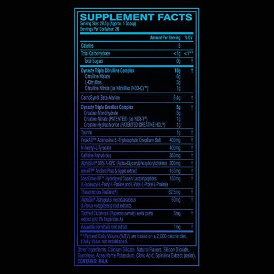 Cellucor C4 Dynasty MMXX Pre Workout Powder ICY Blue Razz | Preworkout Energy Supplement for Men & Women | for $64