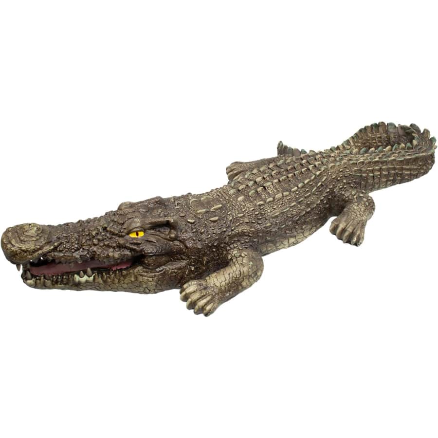 Poolmaster 30" Floating Crocodile Decoy for $83 Poolmaster 30" Floating Crocodile Decoy for $83