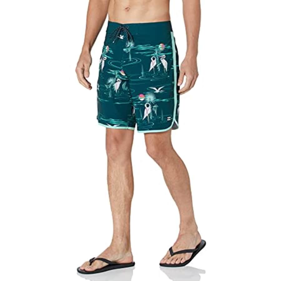 Billabong Men's Standard 73 Line Up Pro Boardshorts, 4-Way Performance Stretch, 19 Inch Outseam, for $48 Billabong Men's Standard 73 Line Up Pro Boardshorts, 4-Way Performance Stretch, 19 Inch Outseam, for $48