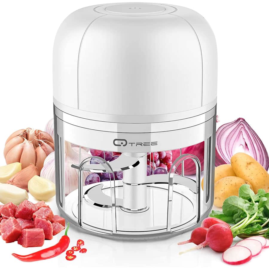 Qtree Wireless Mini Food Processor for $14 Qtree Wireless Mini Food Processor for $14