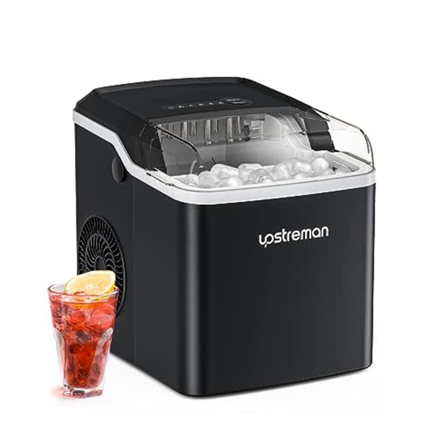 Upstreman Y90 Countertop Ice Maker with Self-Cleaning Function for $80
