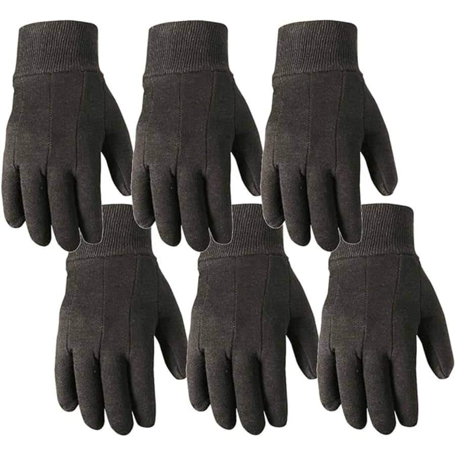 Wells Lamont Versatile Cotton Work & Gardening Gloves 6-Pack for $4