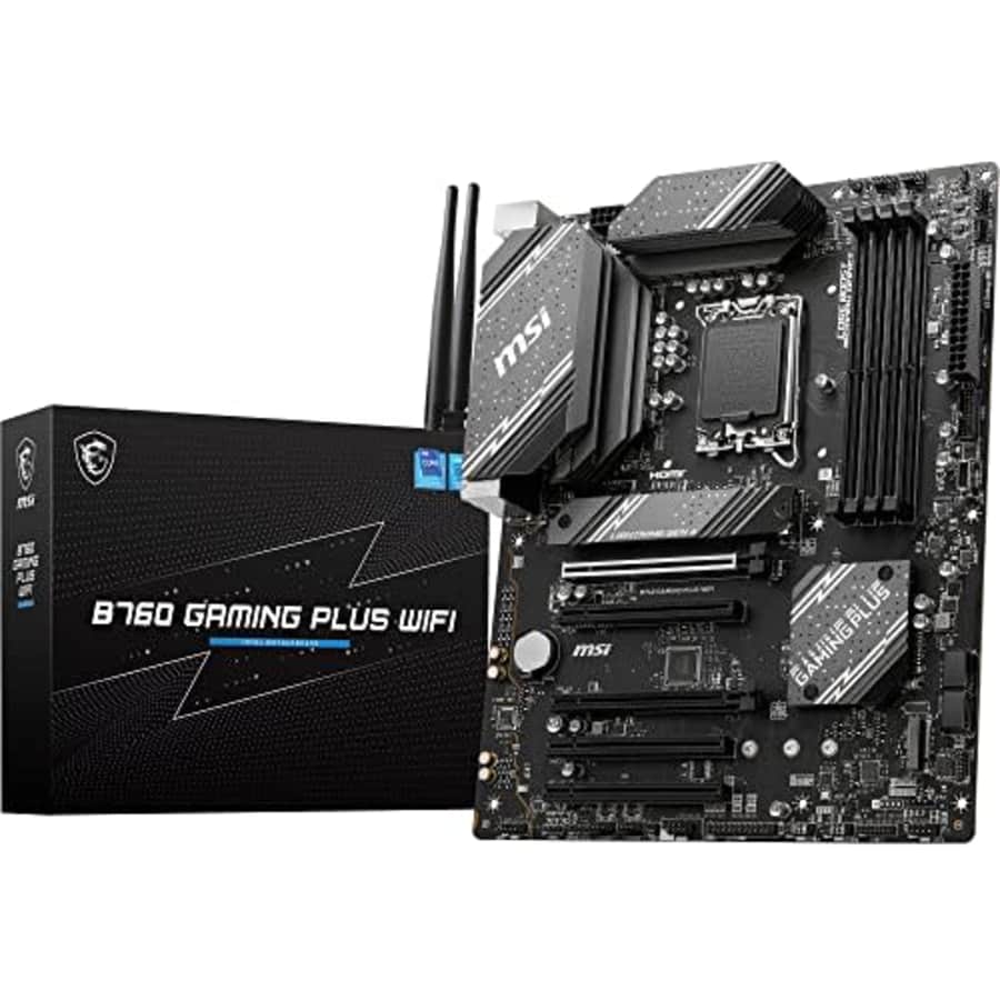 MSI B760 GAMING PLUS WIFI motherboard Intel B760 LGA 1700 ATX for $179