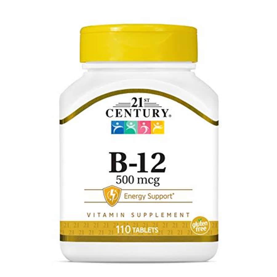 21st Century B-12 500 mcg Tablets, 110-Count (Pack of 2) for $8 21st Century B-12 500 mcg Tablets, 110-Count (Pack of 2) for $8