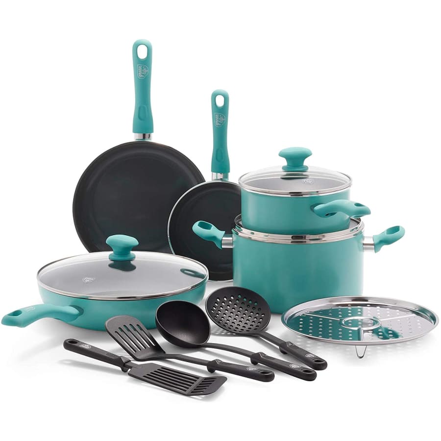 GreenLife Soft Grip Pro 13-Piece Diamond Ceramic Nonstick Cookware Set for $57 GreenLife Soft Grip Pro 13-Piece Diamond Ceramic Nonstick Cookware Set for $57