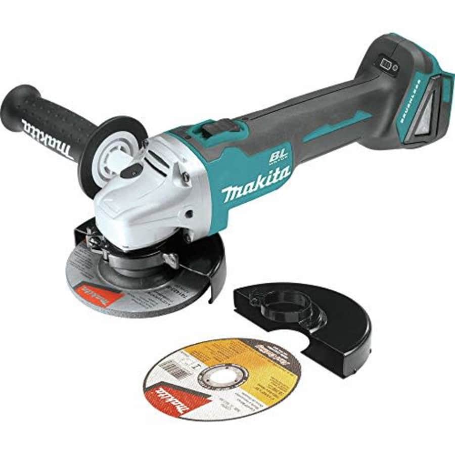 Makita XAG04Z-R 18V LXT Lithium-Ion Brushless Cordless 4-1/2 / 5 in. Cut-Off/Angle Grinder, (Tool for $116
