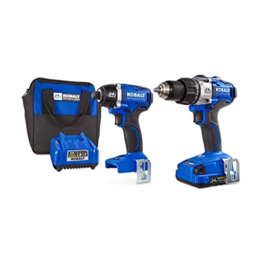 Kobalt 2-Tool 24-Volt Max Lithium Ion (Li-ion) Brushless Motor Cordless Combo Kit with Soft Case for $199