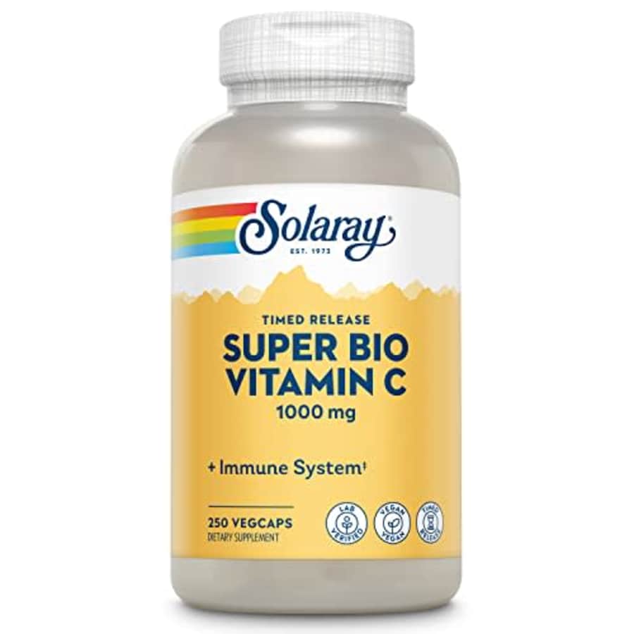 Solaray Super Bio Buffered Vitamin C 1000 mg with Bioflavonoids, Timed Release Immune Support, 250 for $28
