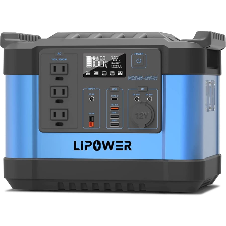 Lipower 1,000W Portable Power Station for $549