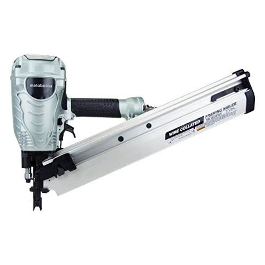 Metabo HPT Framing Nailer, Accepts 28 Degree Wire Weld Collated Framing Nails, 2-Inch to 3-1/2-Inch for $196 Metabo HPT Framing Nailer, Accepts 28 Degree Wire Weld Collated Framing Nails, 2-Inch to 3-1/2-Inch for $196