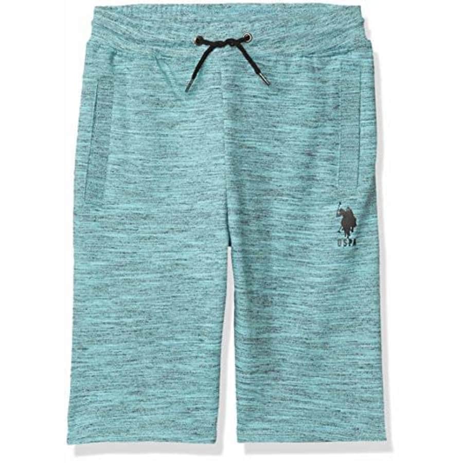U.S. Polo Assn. US Polo Assn Boys' Shorts, Injection Horizon Blue Injection, 18 for $14