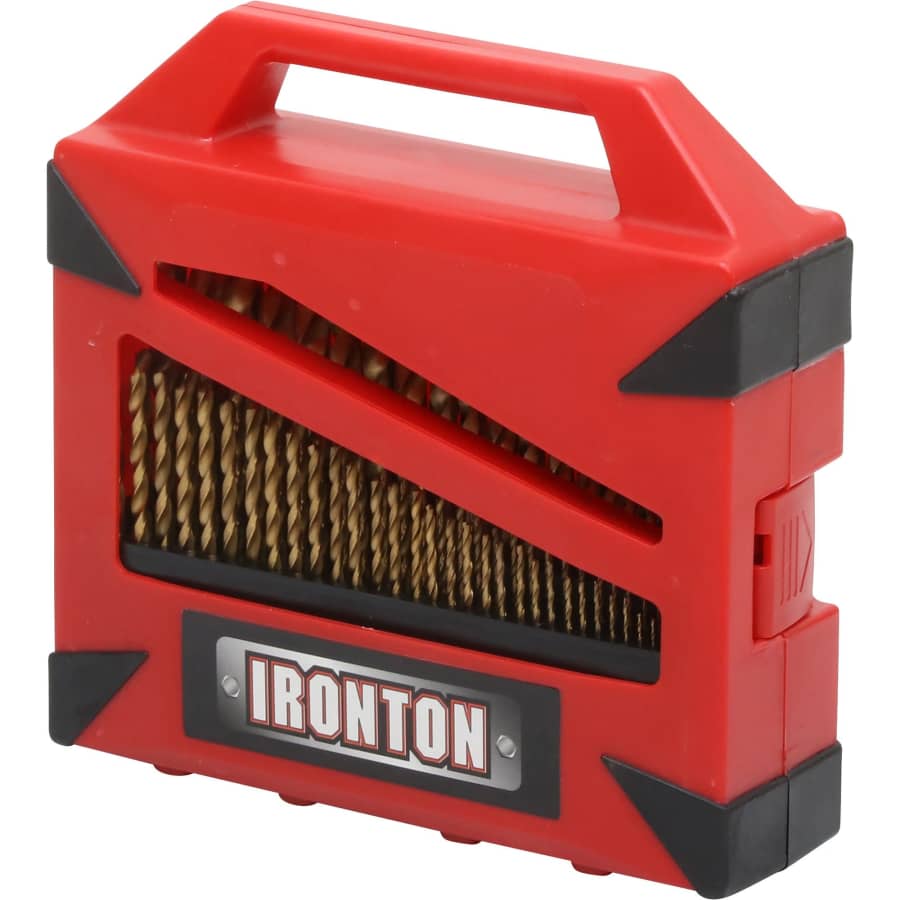 Ironton 115-Piece Titanium-Coated Drill Bit Set for $30