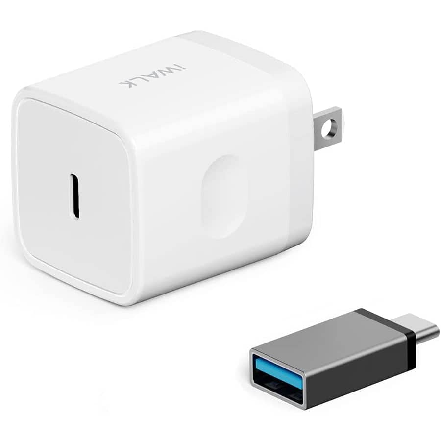 iWalk 20W USB-C Wall Charger for $15