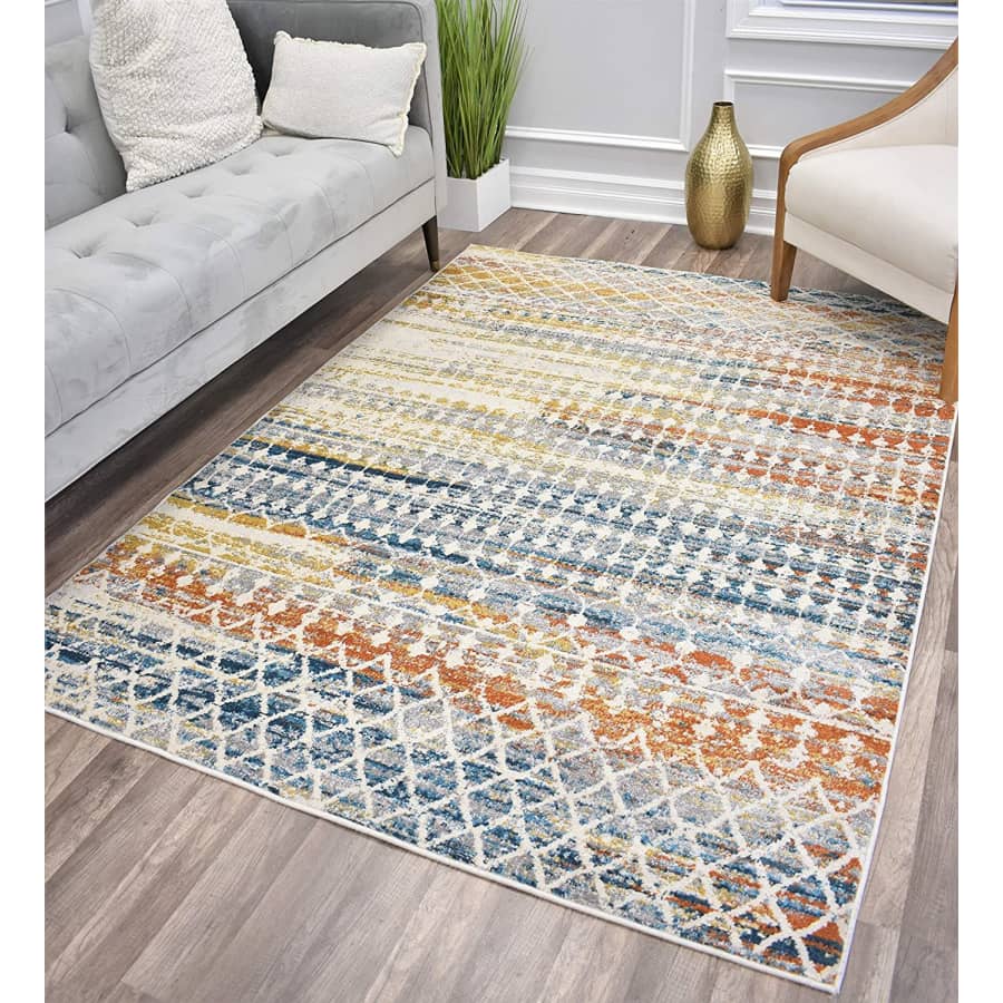 Manhattan Collection 5x7-Foot Area Rug for $135