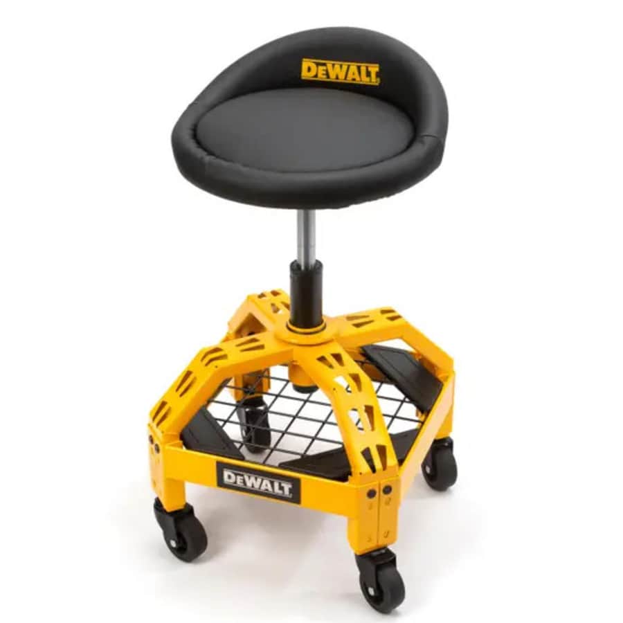 DeWalt Foam Padded Rolling Shop Stool for $100 DeWalt Foam Padded Rolling Shop Stool for $100