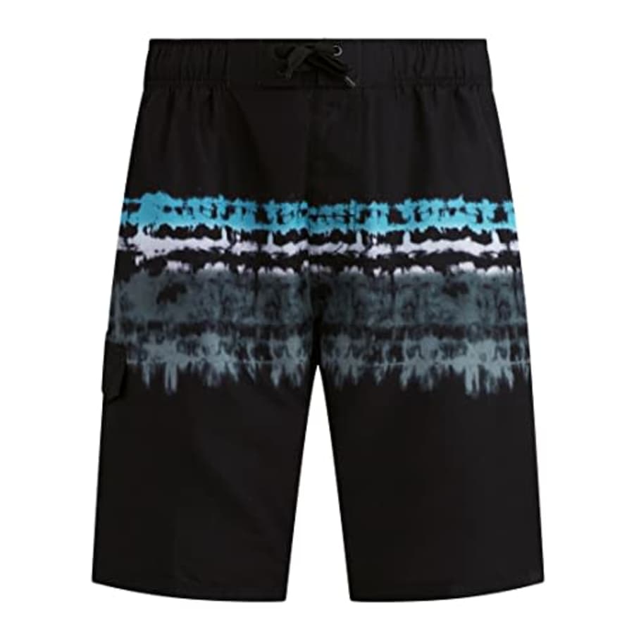 Kanu Surf Men's Standard Infinite Swim Trunks (Regular & Extended Sizes), Prism Black/Grey, 5X for $25 Kanu Surf Men's Standard Infinite Swim Trunks (Regular & Extended Sizes), Prism Black/Grey, 5X for $25