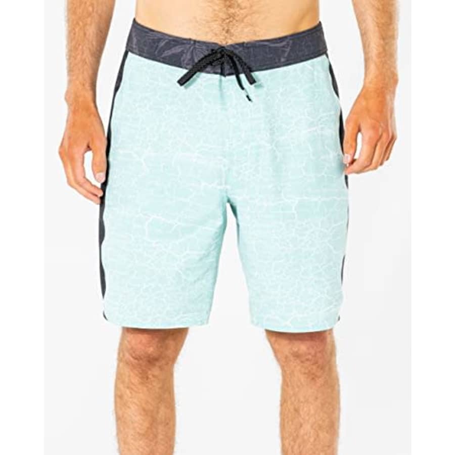 Rip Curl Men's Standard 3-2-One Mirage Stretch Ultimate 19 Boardshorts, Swim Trunks, Washed Aqua, 40 for $37