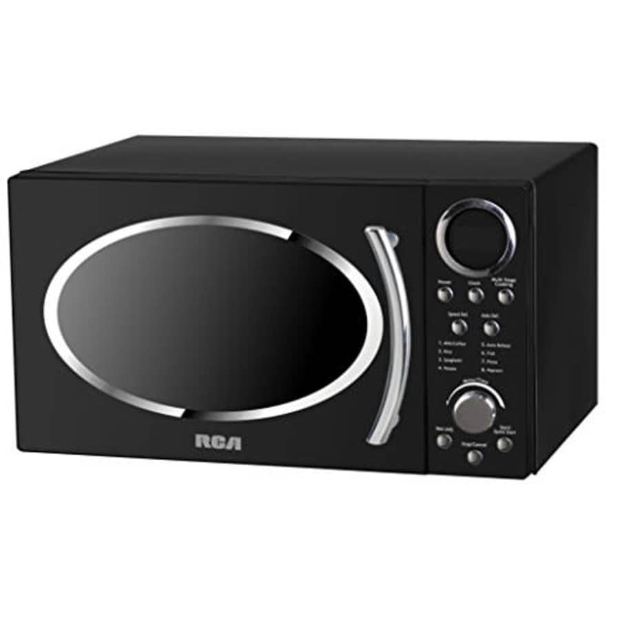 RCA RMW987-BLACK 0.9 cu. ft. Retro Microwave, Black for $95