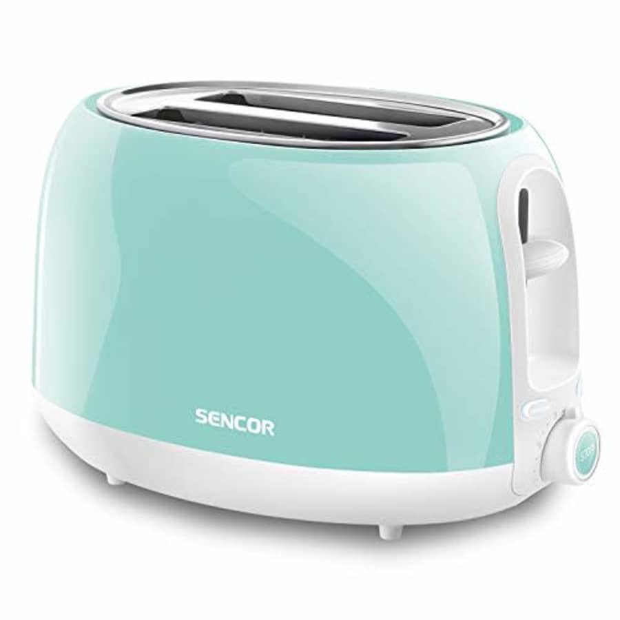 Sencor 2-slot High Lift Toaster with Safe Cool Touch Technology, Medium, Mint Green for $35