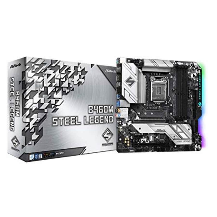 ASROCK B460M Steel Legend Supports 10th Gen Intel Core Processors(Socket 1200) Motherboard for $109