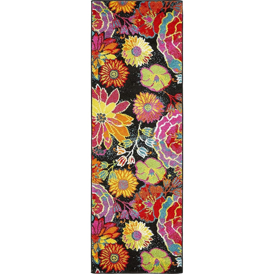 Unique Loom Lyon Collection Floral Runner Rug for $27 Unique Loom Lyon Collection Floral Runner Rug for $27