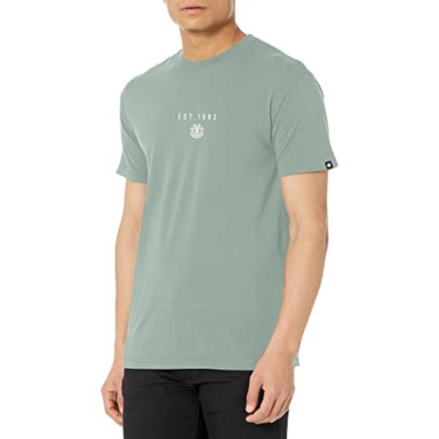 Element Men's Logo Short Sleeve Tee Shirt, Chinois Green Alveston Wick, XXL for $17
