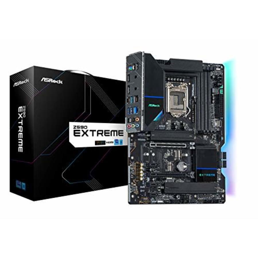 ASRock Z590 Extreme Compatible Intel 10th and 11th Generation CPU (LGA1200) with Z590 Chipset ATX for $116 ASRock Z590 Extreme Compatible Intel 10th and 11th Generation CPU (LGA1200) with Z590 Chipset ATX for $116