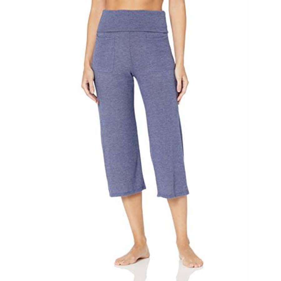 Splendid Women's Studio Activewear Workout Crop Pants with Two Outer Pockets, Academy Navy, S for $14 Splendid Women's Studio Activewear Workout Crop Pants with Two Outer Pockets, Academy Navy, S for $14