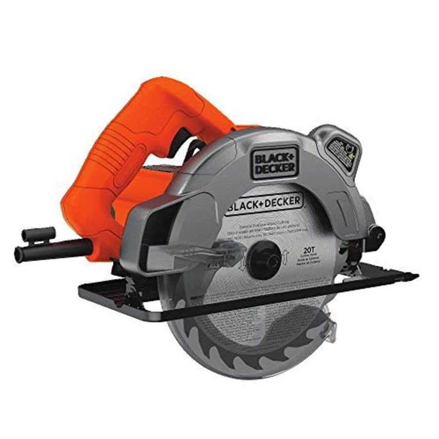 Black + Decker BLACK+DECKER 7-1/4-Inch Circular Saw with Laser, 13-Amp (BDECS300C) (Renewed) for $36