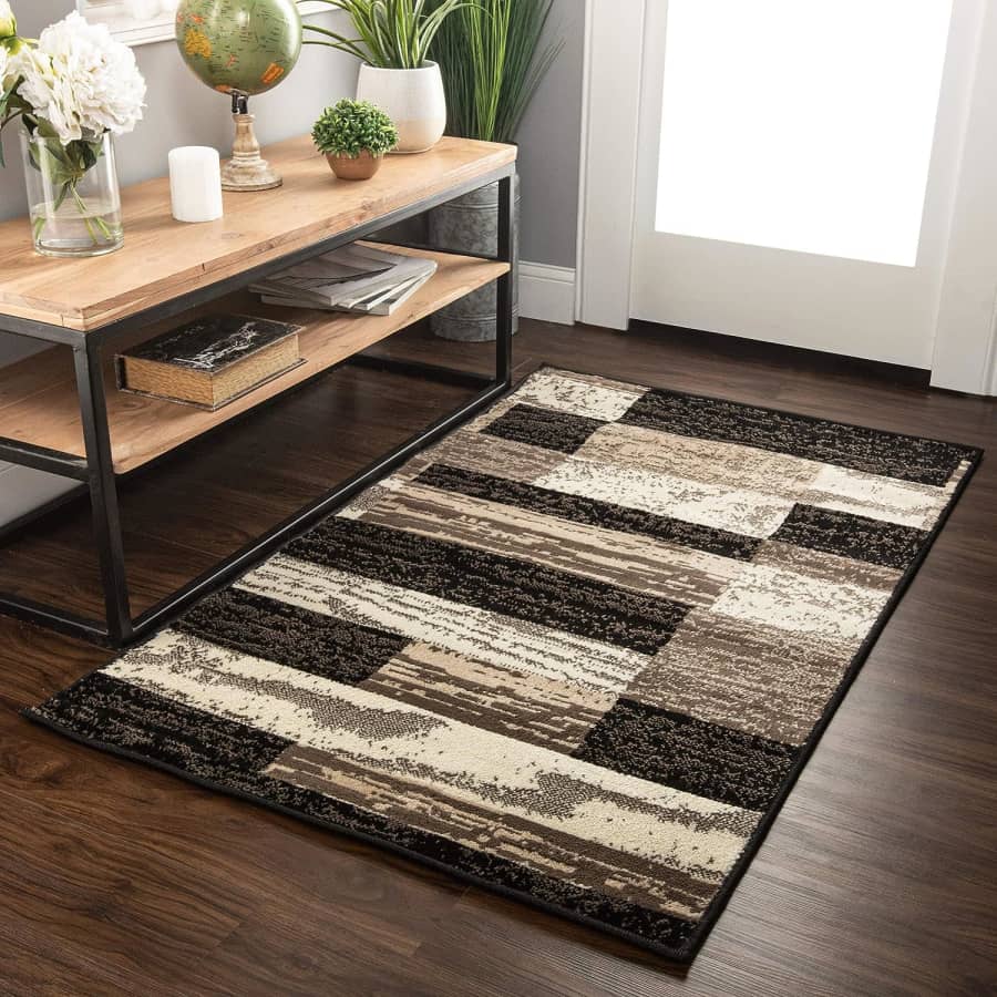 Superior Modern Rockwood Collection 3x5-Foot Area Rug for $30
