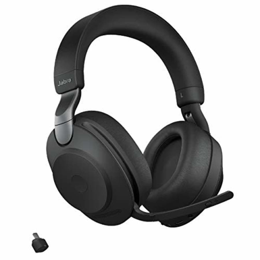 Jabra Evolve2 85 MS Wireless Headphones with Link380c, Stereo, Black Wireless Bluetooth Headset for for $379 Jabra Evolve2 85 MS Wireless Headphones with Link380c, Stereo, Black Wireless Bluetooth Headset for for $379