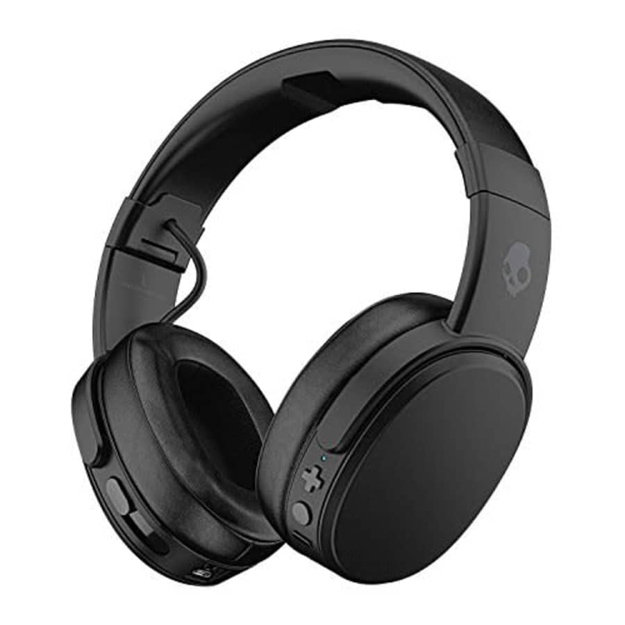 Skullcandy Crusher Bluetooth Wireless Over-Ear Headphones with Microphone - (Renewed) (Black) for $100