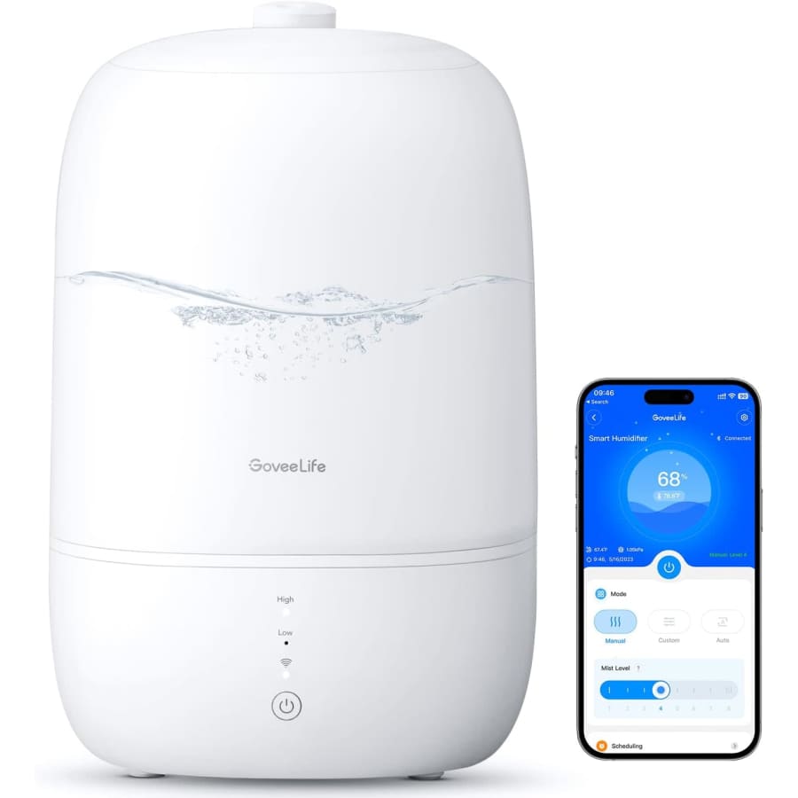 GoveeLife Smart Bedroom Humidifier w/ Essential Oil Diffuser for $40 GoveeLife Smart Bedroom Humidifier w/ Essential Oil Diffuser for $40