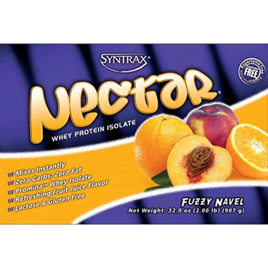 Syntrax Nectar Native GrassFed Whey Protein Isolate, 2 Pound, Fuzzy Navel, 2 Pound, 32 Oz for $39