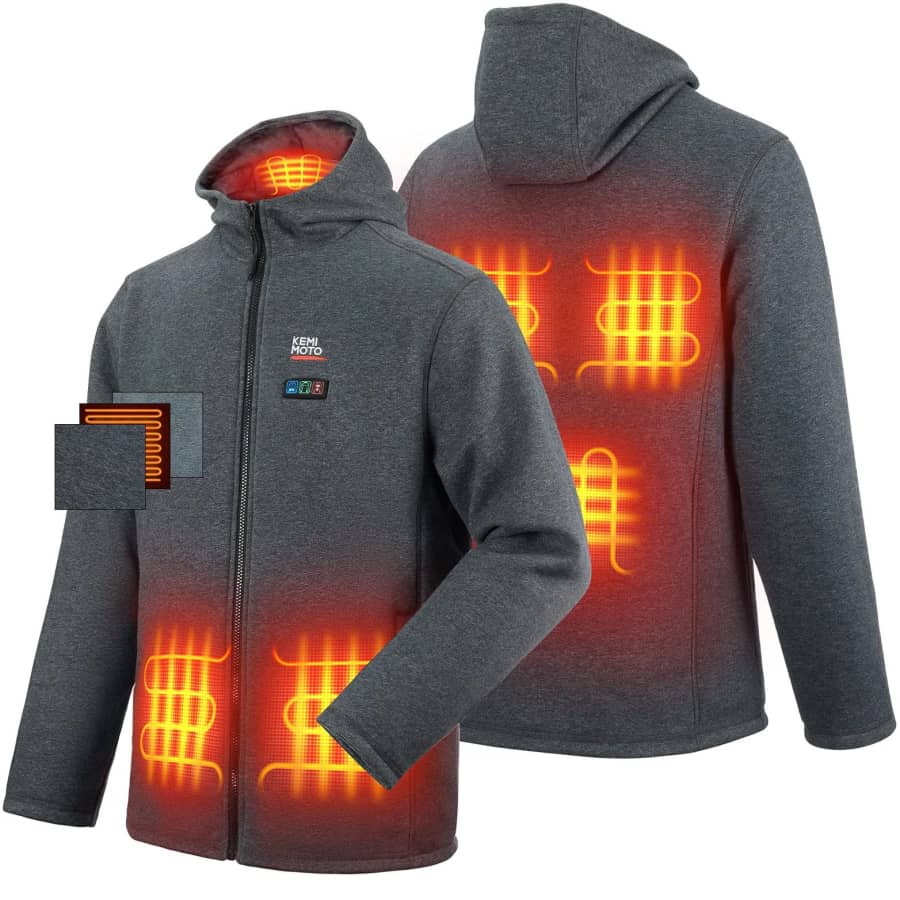 Kemimoto Heated Hoodie for $55 Kemimoto Heated Hoodie for $55