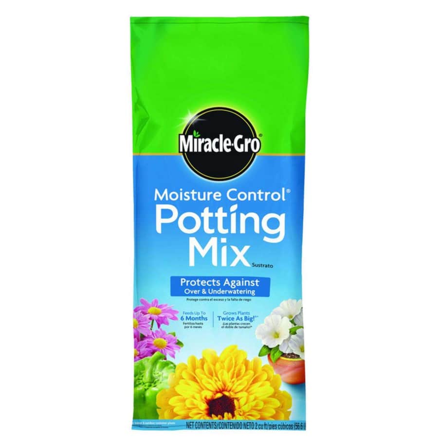 Miracle-Gro Moisture Control Flower Potting Mix 2-Cu. Ft. Bag for $13 for members