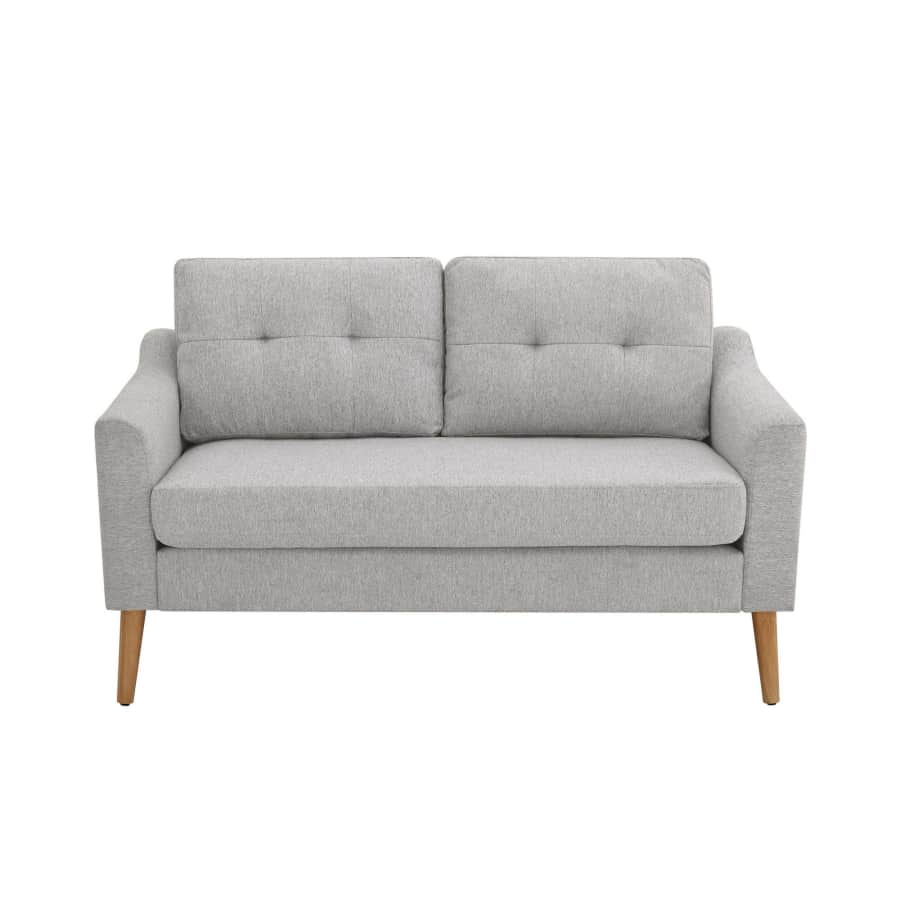 Serta Brighton Mid-Century Modern Style 2-Seater Loveseat w/ Ottoman for $293