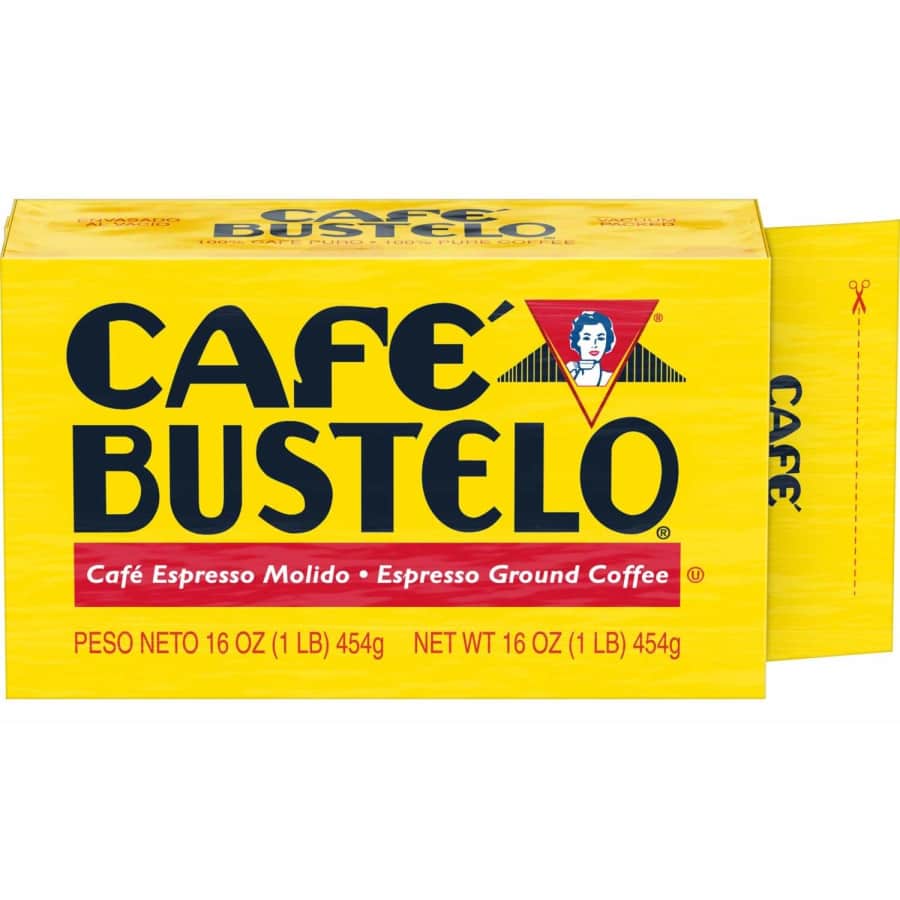 Cafe Bustelo Espresso Dark Roast Ground Coffee Brick 12-Pack for $50 via Subscribe & Save Cafe Bustelo Espresso Dark Roast Ground Coffee Brick 12-Pack for $50 via Subscribe & Save