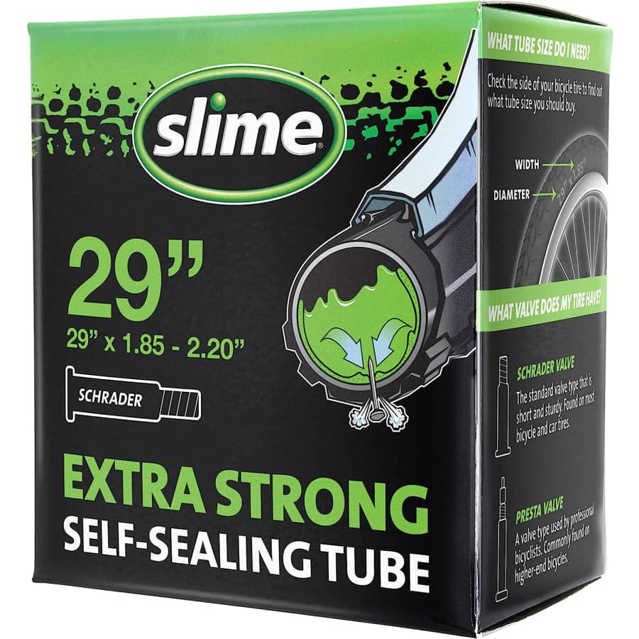 Bike Inner Tube with Slime Puncture Sealant for $7