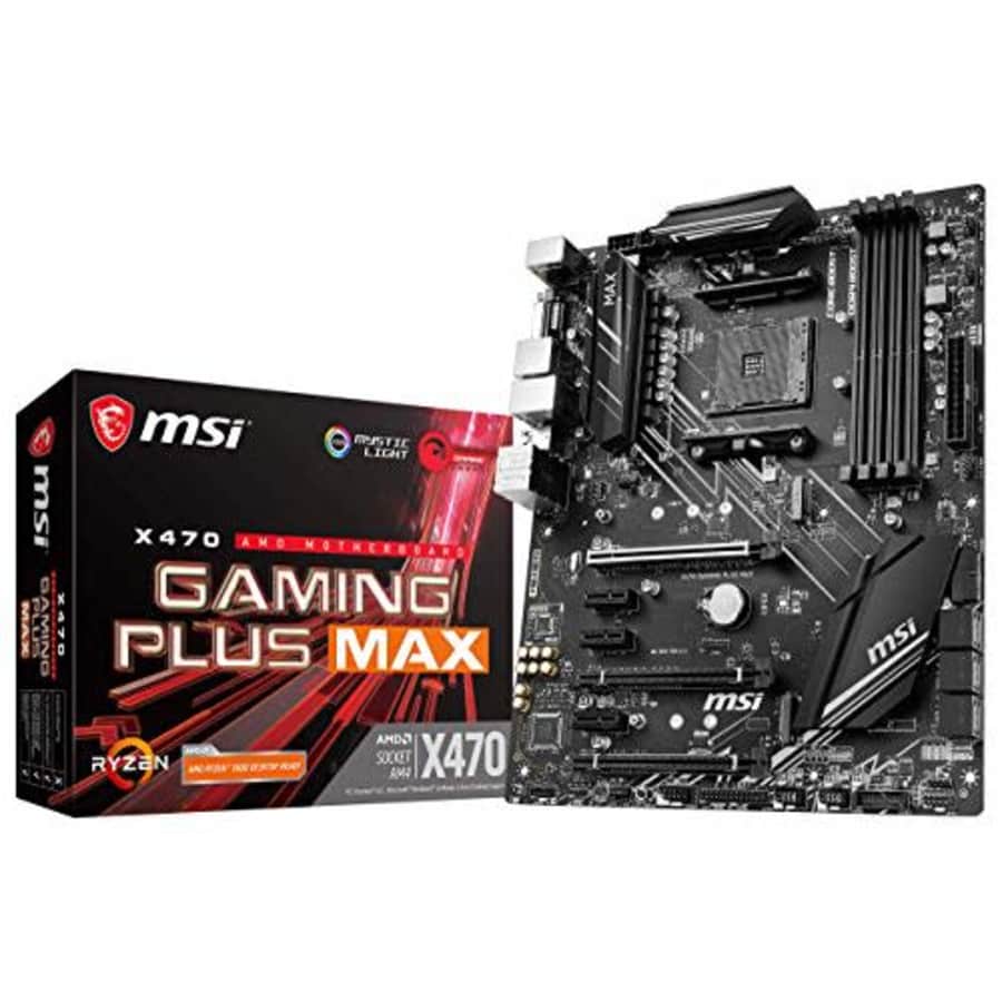 MSI Performance Gaming AMD X470 Ryzen 2ND and 3rd Gen AM4 DDR4 DVI HDMI Onboard Graphics CFX ATX for $200